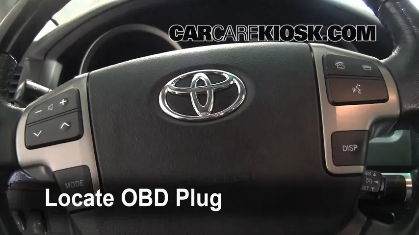 2008 Toyota Land Cruiser 5.7L V8 Lumière « Check engine » du moteur Diagnostic